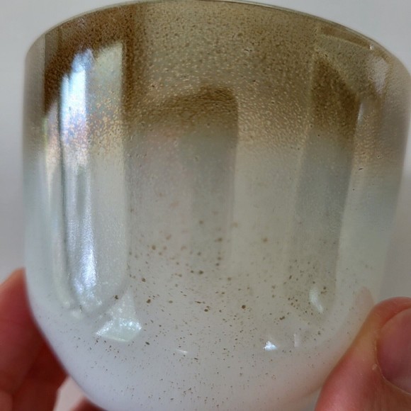 Vintage Federal Glass Milk Glass Mesa Moss Custard Cup Ramekin 1960s - Picture 5 of 5